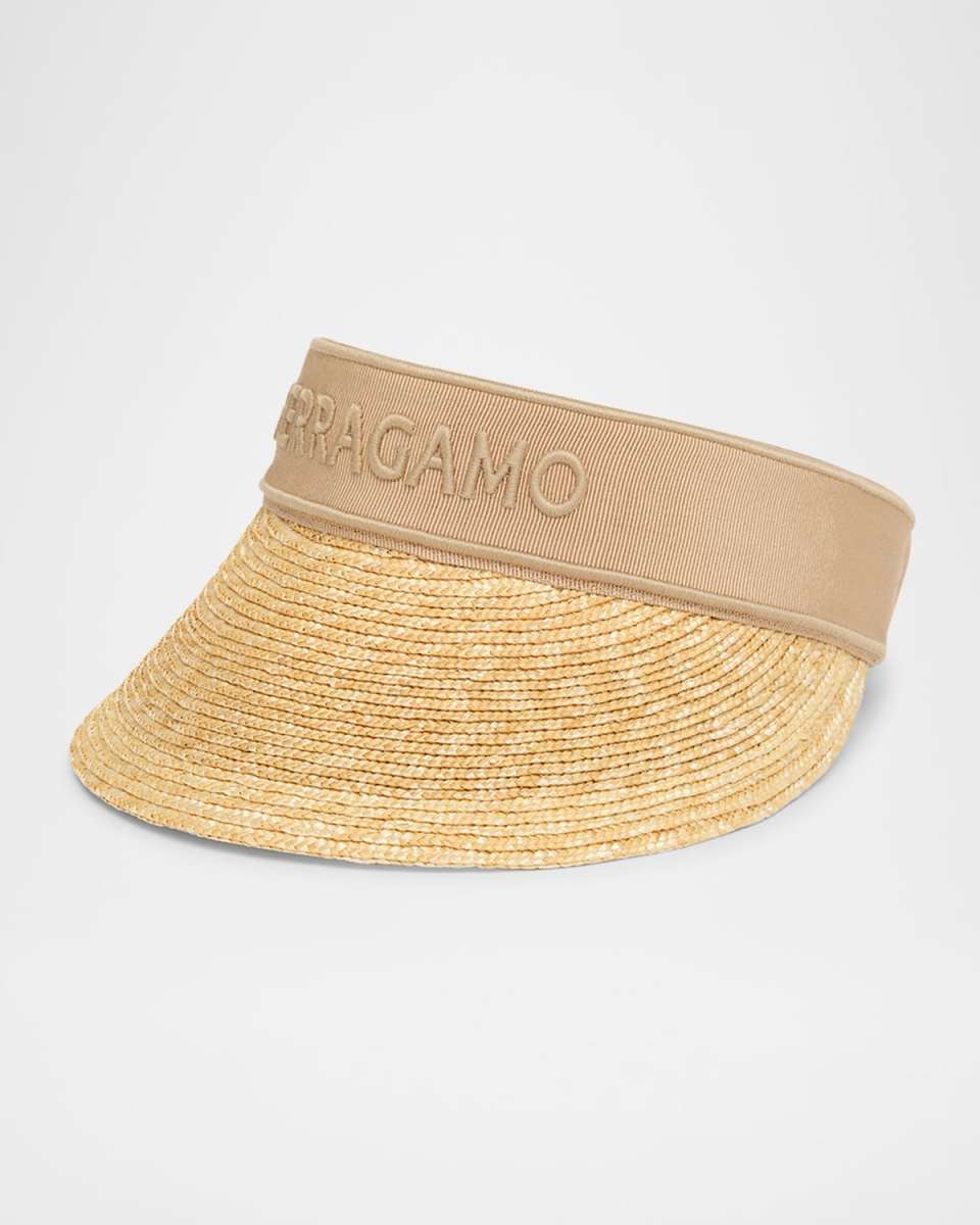 Logo-Band Straw Visor
